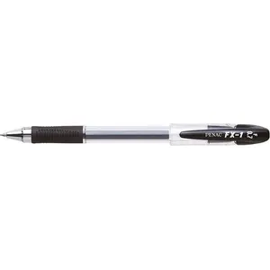 Želejas pildspalva Penac FX1 0,7 mm melna, izbīdāma želejas pildspalva