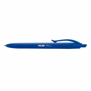 Ballpoint pen Milan WIKR-060017 — clip-on retractable, blue ink, pack of 25