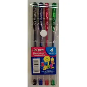 Gel pen set Titanum Fun&Joy FJ-G04C — 4 colors, ballpoint gel ink, pack of 1