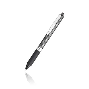 Atverama želejas pildspalva Pentel K497/A — melnā tinte, vidēja gala, 1 gab.