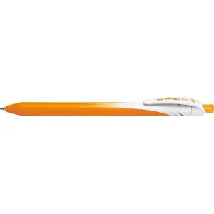 Ballpoint pen No name BL437-F — orange barrel, retractable tip, medium point