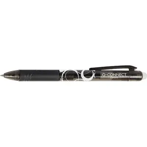 Ballpoint pen Q-Connect automatic erasable ink black — Q-Connect model 561563a