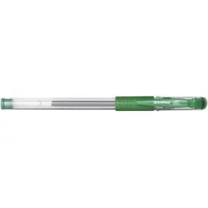 Gel pen Donau model DONA0404, transparent green body, 0.5 mm tip