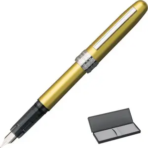 Fountain pen Platinum Plaisir by Platinum — Bali Citrus finish, medium nib (model PLA-PGB1000-47F)