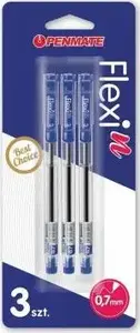 Penmate ballpoint pen Flexi N blue set of 3
