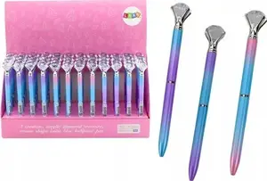 Pen LEANToys model 19639 — colored blue with decorative diamond accent, 0.7 mm refill