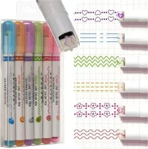 Pen set Maaleo model 24861 — 6-piece decorative pattern pens