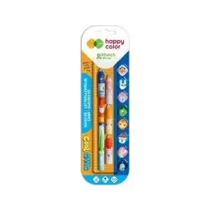 Pen GDD Cool Gang erasable blue with 3 replacement caps, model 442695