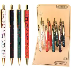 Ballpoint pen set TEKA Loop — 12 pieces, refillable ballpoint pens