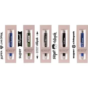 Ballpoint pen Cresco Carlos with printed design in case — gift pen, model 504407