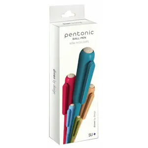 Linc Pentonic Colors lodīšu pildspalva, lodīte 0,7 mm, līnija 0,3 mm, komplekts 5, zils