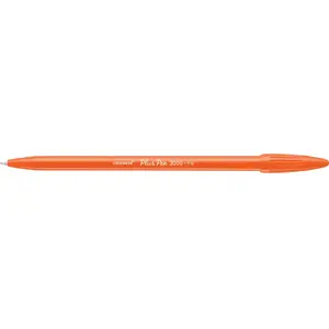 Ballpoint pen TEKA Cienkopis Plus Pen 3000 orange, 12 pcs, fine tip