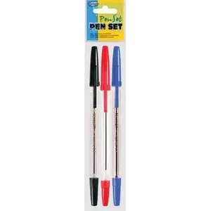 Ballpoint pen Centrum Pioneer 3-color — retractable 3-ink cartridge, plastic barrel
