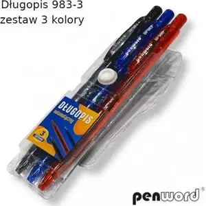 Penword ballpoint pen set 3 colors Penword PERNWORD 983