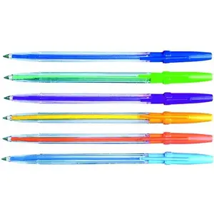 Ballpoint pen Titanum Długopis 6-color AA944 — 6 ink colors, retractable, plastic body