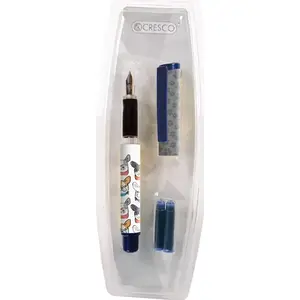 Fountain pen Cresco Go Pen with 2 ink cartridges, model 381988