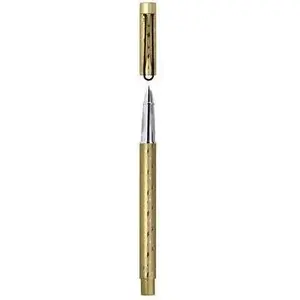 Metal fountain pen Toma TO-829 with gold star pattern