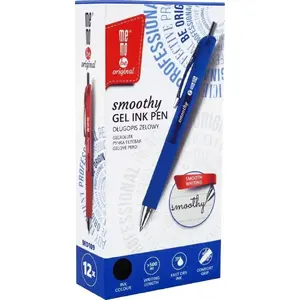 Gel pen TEKA Smoothy green 12 pcs — ballpoint gel writing pens, assorted green ink