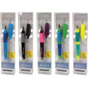 Pildspalva Cresco First Pen ar 6 maisītām tintes tvertnēm (modelis 406742)