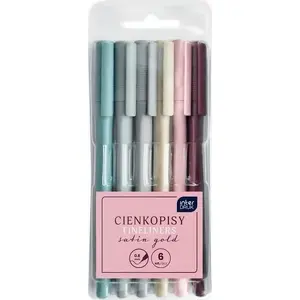 Ballpoint Pen Set INTERDRUK Cienkopisy Satin Gold — 6 colors