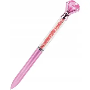 Ballpoint pens TEKA GR-F424 with decorative rhinestone, pack of 24