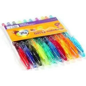 Ballpoint pens Penword AD022PSH — set of 10 fluorescent colors