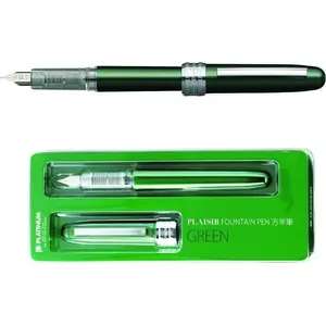 Fountain pen Platinum Plaisir — Platinum brand, green, blister pack