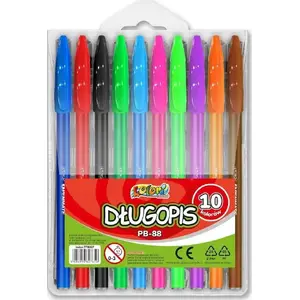 Ballpoint pen set Penmate PB-88 — 10 colors, assorted ink