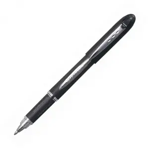 Стержневой шариковый ручка uni mitsubishi pencil Jetstream SX-210 — черные чернила, хромированная отделка