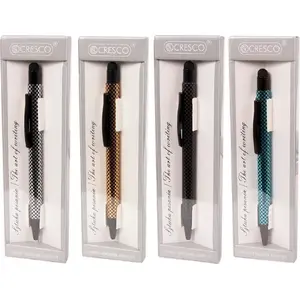 Ballpoint pen Cresco Stylis in case — assorted colors, single pen, model 386648