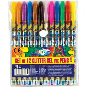 Gel pen set Panta Plast Brokat 12 colors (model 80785)