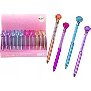 Pen LEANToys Długopis z diamentem, blue ink refill 0.7 mm