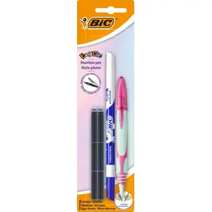 Набор шариковых ручек BIC Easy Clic с запасными стержнями и стирателем (MPN 619053)