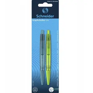 Automatic Ballpoint Pen Schneider Like SR73500, Medium (M) Tip, 2 pcs, Assorted Colors