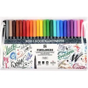 Colored Pencil Set KOH-I-NOOR 24 colors — compact artist sketching and coloring pencils