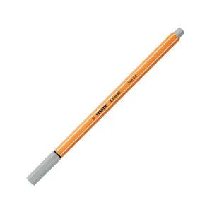 Fineliner pen Stabilo point 88 Grey, 0.4 mm line width, single piece