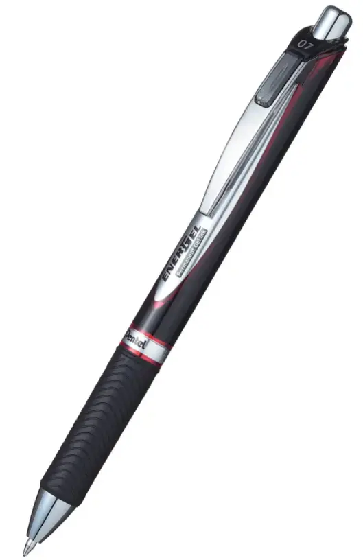 Pentel BLP77-BX atkārtojama gēla pildspalva, sarkana, 12 gab. Photo 2