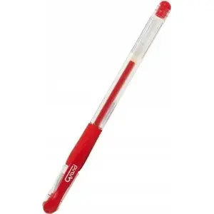 Gel pen set TEKA GR-101 red ink, 12 pieces