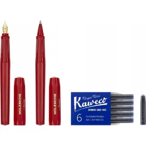 Блокнот Moleskine KAWECO X czerwony — карманный в твердой обложке, в линейку