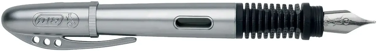 Перьевая ручка BIC 896049 — хром, картриджная заправка Photo 3