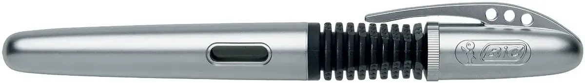 Перьевая ручка BIC 896049 — хром, картриджная заправка Photo 4