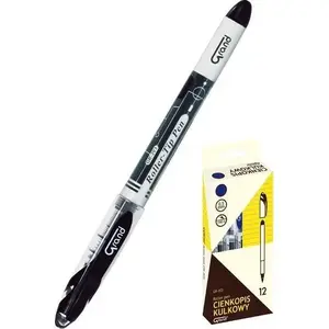 Ballpoint pen Grand GR-203 black 12 pcs (MPN 411963)