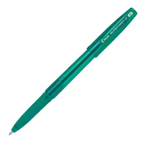 Bumbu pildspalva PILOT Super Grip G Fine — zaļa tinte, zaļš korpuss, 12 gab.