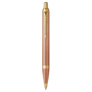 Clip-on retractable ballpoint pen Parker IM Writing Rituals — Orange, Medium tip, 1 pc, gift box