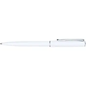 Ballpoint pen No name Traveller medium stainless steel/chrome white, 2-piece