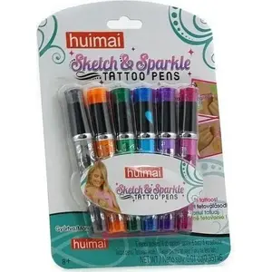 Ballpoint pens Adar set of 6 colors, assorted ink colors, standard ballpoint