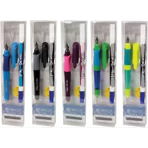 Fountain pen Cresco First Pen with eraser and 6 ink cartridges, model 406753
