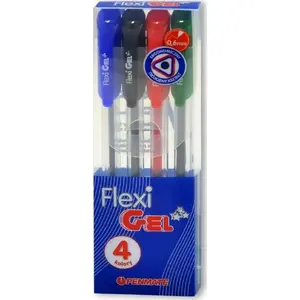 Gel pen Penmate Flexi Abra Gel – 4 colors, ballpoint gel ink