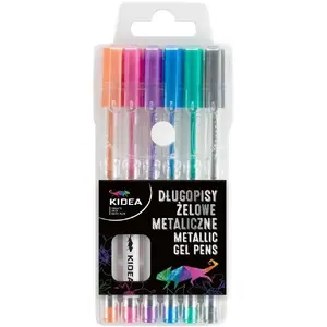 Derform gel pen DZMA6KA — 6-color metallic set with case