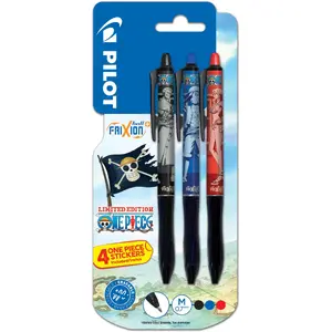Pildspalva PILOT Frixion Ball Plus One Piece 0,7 mm — komplekts 3 gab.